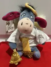 Disney Bean Bag Plush CHOIR ANGEL EEYORE Winnie The Pooh 9 Inch Beanie New W Tag