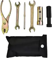 Flywheel Tools 1set Universal Motorcycle Repair Tool Motorbike Spark Plug Wrench Screwdriver Sleeve Pliers Wrenches Socket Flywheel Puller