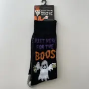 Legale Here For The Booze Socks Funny Ghost Halloween Party Graphic Novelty 8-12