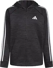 [adidas] Boys' Zip Front Indicator Hooded Jacket