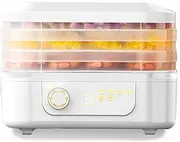 Food Freeze Dryer Machine For Home, Home Freeze Dryers, Food Dehydrator and Dried Machines with Trays, Digital Adjustable Timer, for Fruits Meat Vegetables Candy &Snacks (3 layers of white)