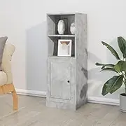 Highboard Concrete Grey, Ample Storage for Hallway Furniture, Durable Engineered Wood Cabinet, 36x35.5x103.5 cm Sideboard