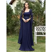 A-Line Quinceanera Dresses Elegant Dress Formal Wedding Floor Length Long Sleeve Square Neck Chiffon V Back with Appliques 2025
