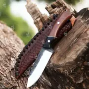 10'' Custom Handmade Fixed Blade Bushcraft Hunter Knife, Camping, Survival Knife