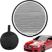 Lesunbak Car Dent Reflector, 80cm Light Board Foldable Striped Reflector, Portable Reflective Light With Storage Bag, Vehicles Body Repair Tools For Trucks, Vehicle, Minivan, Racing, Caravan