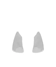comet earrings in metal One size Gray