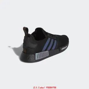 【老夫子】adidas NMD R1 Black Metallic 黑 金屬 FV8025鞋