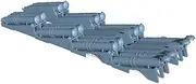 YZCG700402 1/700 Moskva Frigate SS-N-12 "Sandbox" Long-Range Missile Launcher