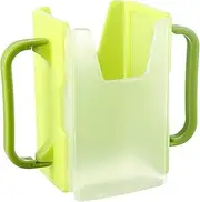 Juice Box Holders for Todddlers No Squeeze - Milk Carton Holder with Handle | Lightweight Kids Pouch Holder | Telescopic Milk Carton Stand | Spill Proof Cup Holder Stand for Juice Bags and Boxes