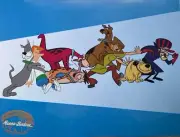 Scooby-Doo Dino Astro Muttley Sericel Hanna Barbera Dogs Animation Art Cel