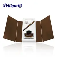 在飛比找PChome24h購物優惠-Pelikan 百利金 M200 鋼筆煙晶禮盒組附墨水 EF