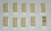 LEGO NEW 1x2 Tan Brick (10x) 30045 Brick 3004