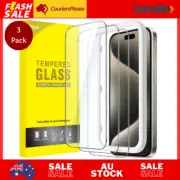 Screen Protector for iPhone 15 Pro Max 6.7-Inch Bubble Free Tempered Glass Film