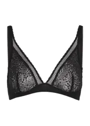 Simone PÉRÈLE Comete Lace Soft-cup bra - Black - 36B 36B
