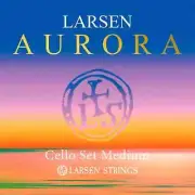 Larsen Strings Aurora Cello String Set 4/4 Size, Medium