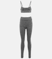 [Prism²] Prism² Sincere bra and Lucid leggings set One Size black