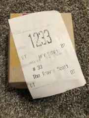 Travis Scott X Mcdonalds Burger Box