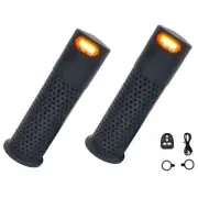 Handlebar Grips for Electric Scooters Featuring Integrated Turn Signals