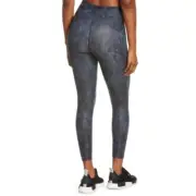 Spanx Booty Boost Active 7/8 Navy Reptile Women's Leggings Size S