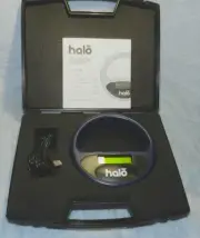 Halo Microchip Scanner with Carry Case BLUE