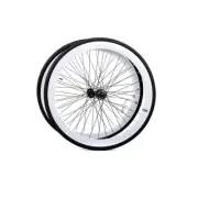 Couple Wheels 700c Fixed Gear Pista 30mm Flip Flop White CW6W1034 6KU Bicycles