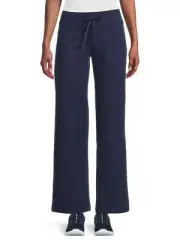 Athletic Works Women Dri-More Core Relaxed Fit Yoga Pants Size S Dark Navy --AD4