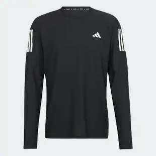 【adidas 愛迪達】上衣 男款 長袖上衣 運動 OTR B LS 黑 IN1486(S2299)