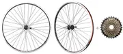CyclingDeal Bike Bicycle MTB Wheelset 26" with Shimano 6 or 7 Speed MF-TZ500 Freewheel