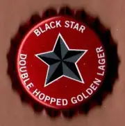 USA Plastic Lined Beer Crown Bottle Cap: Black Star Brewing