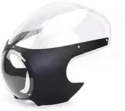Guard Light Lense Cover For Harley For Chopper For Bobber For Sportster For Dyna For Softail Headlight Grille Guard Motorcycle Headlight Fairing 5-3/4"(5)