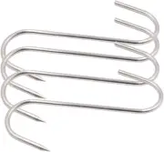 5 Inch 4Mm Meat Hooks HONSHEN S-Hook Stainless Steel Meat Processing Butcher Hoo