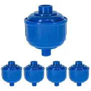 5 Disposable Mini Air Water Trap Filters, 1/4" Threads Fits Spray Guns Air Tools