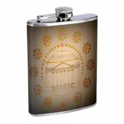Abstract Art Em23 8oz Stainless Steel Flask Drinking Whiskey Liquor