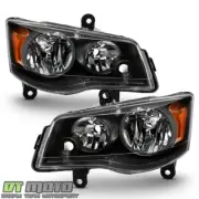 2008-2016 Chrysler Town & Country 11-17 Dodge Grand Caravan Headlights Headlamps (for: Chrysler)