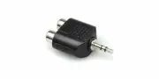 Hosa Technology GRM-193 Adaptor Dual RCA to 3.5mm TRS