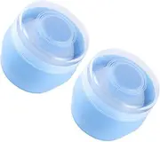 KAILIKETIY Body Powder Puff for Baby 2pcs Talcum Powder Puff Case Pp Plush Material Easy to Use Non-deforming Dust Baby Care