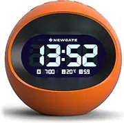NEWGATE® Digital Centre of The Earth Alarm Clock - Bedside Clock - Desk Clock - Digital Clock - Digital Alarm Clock - Bedroom Accessories - LCD Display - Office Clock