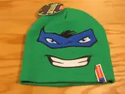 TMNT Teenage MUTANT Ninja TURTLES Boys NEW Beanie HAT Cap REVERSIBLE Leo Raph