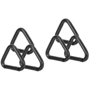 2 PCS Carabiner Climbing Accessories Buckle Snap Hook Clip for Keys