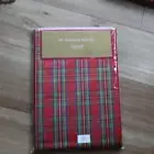 New Unopened St. Nicholas Square Oblong Tablecloth: "Holiday Dazzle" 52"x70"