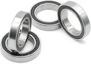 10pcs S6802-2RS 15x24x5 mm 440C Stainless Steel Thin Wall Deep Groove Ball Bearing S6802RS S61802-2RS ABEC-7