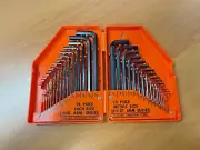 30Pcs Piece Allen Key Set - Metric & Imperial Hex Wrench Long Keys + Tool Case
