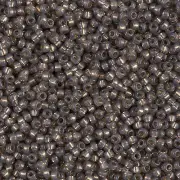Duracoat Silver-Lined Charcoal Miyuki Seed Beads 11/0 (11-94250-TB)