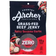 Jerky Bf Spcy Sesame Grlc 2 Oz By Country Archer