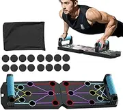 Foldable Pushup Board | Portable Workout Board - Workout Equipment for Home Gym, Multi-Functional Pushup Stands System
