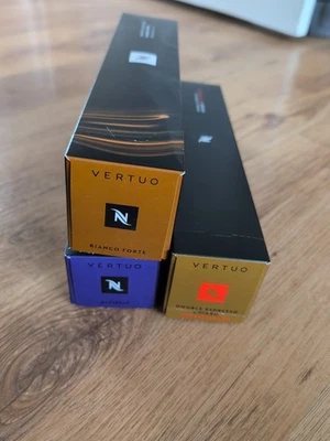 Nespresso Coffee Pods Vertuo Machine 3 X 10 New Unopened In Date