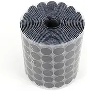 IWOWHERO 900pcs Self Adhesive Hook Loop Tape Dots Round Mounting Stickers for Home Office School and Craft Organization Durable Adhesive for Various Surfaces Black