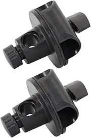 DRESSOOS 2pcs Adjustable Microphone Bracket Clamps Versatile Mobile Phone Tripod Arm Adapters for Live Streaming Recording and Photography Compact and Durable Design