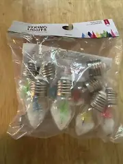 New Target Snow Globe Tree String Lights LED Battery 8ct Set 2021 Multicolor