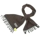 NEW Geoffrey Beene Classic Wool Scarf Multicolor Brown Red Ochre Blue NWT - 101